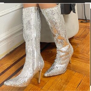 Sequin High~Boots